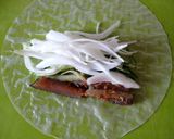 A picture of step 6 of Spicy Skipjack Tuna Spring Rolls.