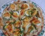 A picture of step 5 of Shiso and Sweet Onion Pizza.