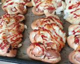 A picture of step 7 of Pizza bread.