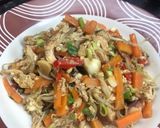 Foto langkah ke 5 dari resep 40. Orak-arik Telur Sayur Ayam.