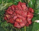 A picture of step 3 of Sate Maranggi from Purwakarta.