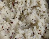 A picture of step 5 of Jain upma - clean & sattvik.
