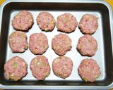A picture of step 4 of Freezable Minced Cabbage & Beef Cutlets for Bento.