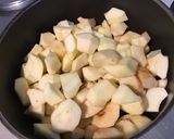 Une image de l'étape 1 de Compote de pommes,quetsches et prune d ente (fruits du jardin).