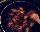 A picture of step 3 of Cajun hotpot.