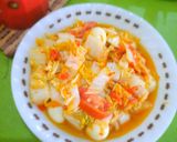 Foto langkah ke 3 dari resep Sawi Putih Tumis Bumbu Merah.