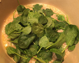 A picture of step 7 of Spinach & Squash Risotto Using Left Over Squash Soup.