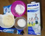 Foto langkah ke 1 dari resep Cheesecake oreo lumer simple 🍰🍰🍰.