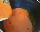 A picture of step 6 of Sopa Azteca (Tortilla Soup).