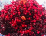 A picture of step 4 of Sabudana beetroot halwa.