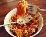 A picture of step 6 of Healthy carrot / zucchini "pasta".