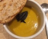 A picture of step 3 of Sweet potato and sweetcorn soup.