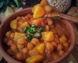 A picture of step 8 of Family favourite Masala Chana.