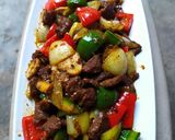 Foto langkah ke 10 dari resep Black Pepper beef / Daging lada hitam.