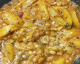 आलू सोयाबीन की सब्जी (Aloo soyabean ki sabzi recipe in hindi) रेसिपी चरण 6 फोटो