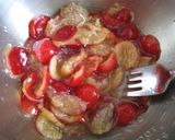 A picture of step 3 of Cherry Yogurt Ice Cream.