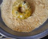 A picture of step 2 of Cheezy potato donuts.