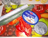Pas rețetă Sushi de castravete cu cremă de brânză și ton 🥒🥢 1 fotografie