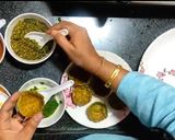 A picture of step 4 of Tuvar dana katori chat.