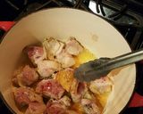 A picture of step 5 of Chicken Paprikash.