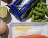 Foto langkah ke 1 dari resep Salmon Steak w/ fettucini aglio.
