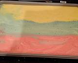 Rainbow Sherbet ( Sorbet ) Filled Striped Vanilla Cake Roll recipe step 10 photo