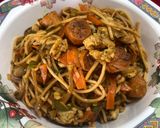 A picture of step 17 of Non Veg Noodles (Chowmein).