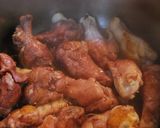 A picture of step 4 of Chicken Drumettes In Japanese Style Demi-glace Sauce With Red Wine.