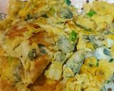 A picture of step 7 of Oyster Omelet.