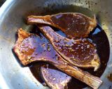 A picture of step 1 of Tomahawk steaks.