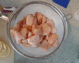 A picture of step 2 of Lemon Chicken Strips.