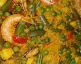 Foto del paso 4 de la receta Paella de marisco con verduras