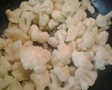 A picture of step 2 of Caramelized cauliflower.