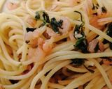Citromos csípős fokhagymás koktélrákos spagetti recept fázis 2 fotója