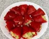 Foto del paso 2 de la receta Pimientos rellenos de calabacín y cebolla