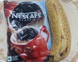 A picture of step 1 of Banana coffee smoothie.