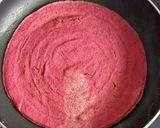 A picture of step 3 of Beetroot oats dosa.