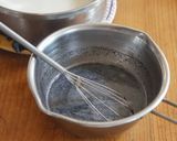 A picture of step 4 of Rich and Smooth Black Sesame Pudding.
