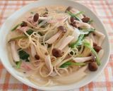 A picture of step 13 of Popeye Pasta - Made in One Frying Pan.