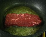 A picture of step 2 of Beef Steak With Black Garlic Sauce.
