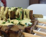 Une image de l'étape 6 de 🌿Brochette de Seitan (ou tofu) sauce Satay.