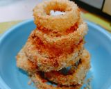 Foto langkah ke 6 dari resep Airfryer Onion Rings.