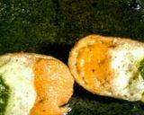 A picture of step 8 of Tri-coloured potato boats.