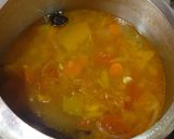 A picture of step 2 of Pumpkin Soup.