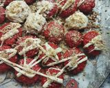 Φωτογραφία βήματος 8 της συνταγής Red velvet ♥️ μελομακάρονα!!