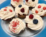 Φωτογραφία βήματος 7 της συνταγής Cupcakes σαν φρουτοσαλάτα