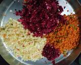 Stuffed veg paneer paratha recipe step 2 photo