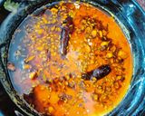 A picture of step 4 of Dahi Tadka.