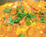 A picture of step 4 of Butter Chicken.