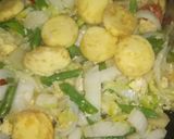 Foto langkah ke 6 dari resep Tumis Sawi Putih Tofu.